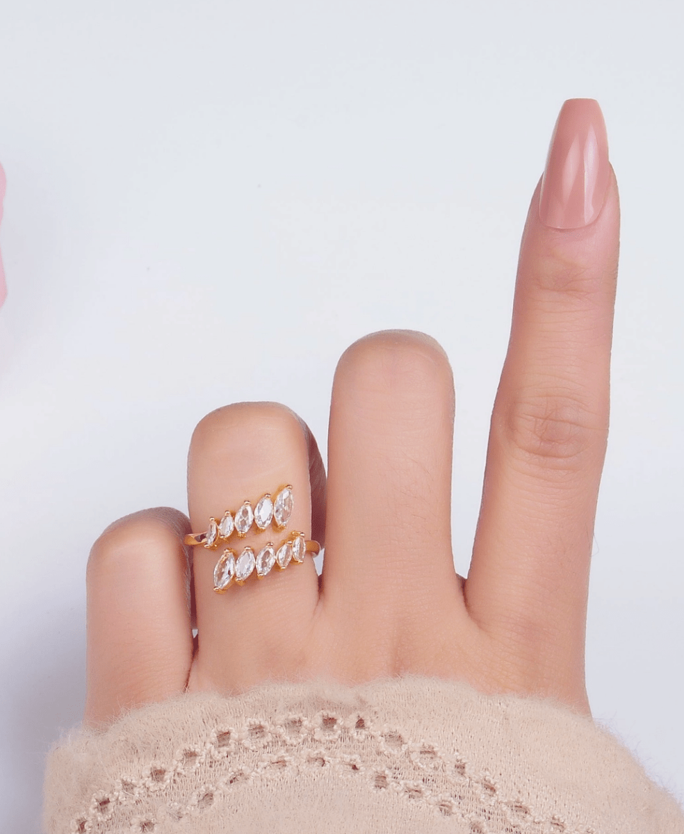 Luisa 24k Filed Ring - Madmoizelle Closet