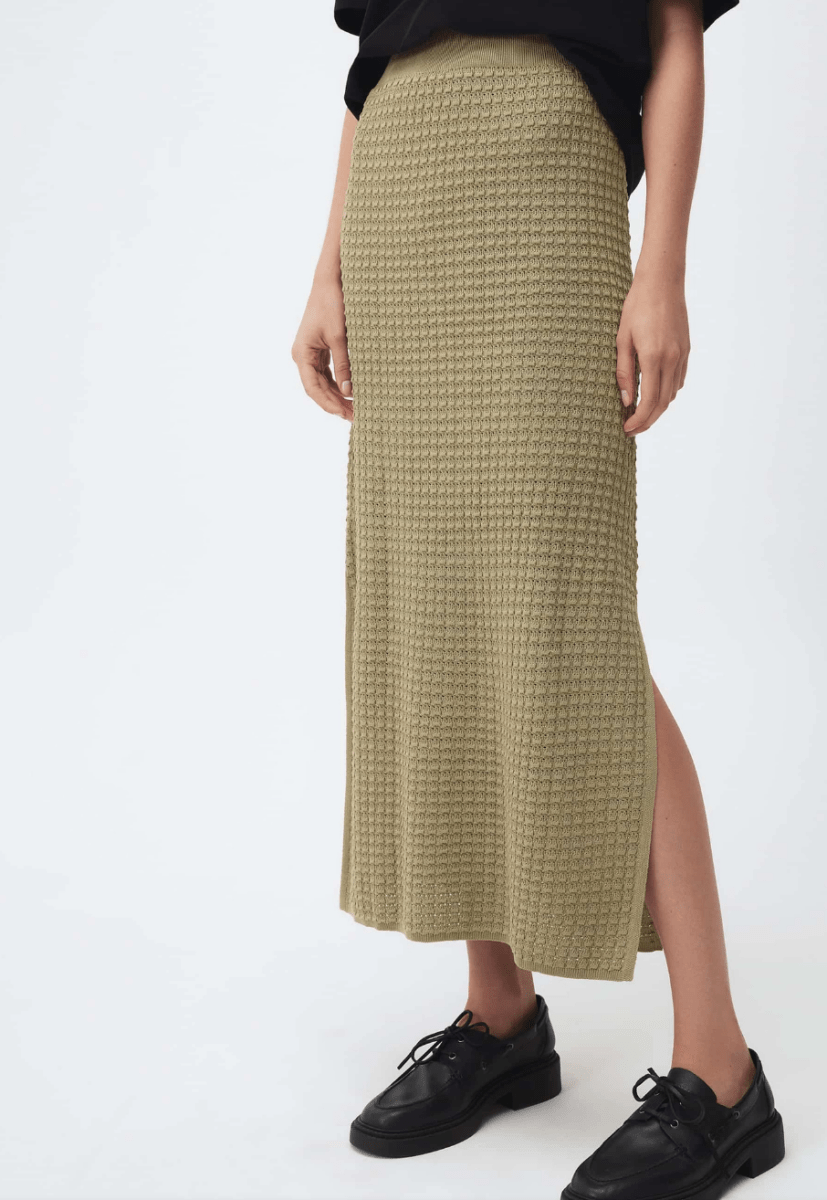 Luna Chevron Crochet Skirt - Madmoizelle Closet