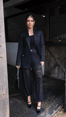 Luna Lace Knit Pants - Madmoizelle Closet