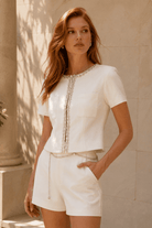 Lupita Tailored Embellished Set - Madmoizelle Closet