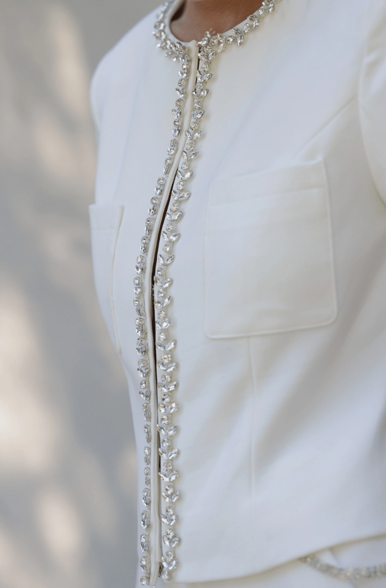 Lupita Tailored Embellished Set - Madmoizelle Closet