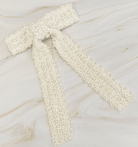 Luxe Beaded Pretty Bow Hair Clip - Madmoizelle Closet