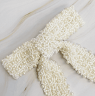 Luxe Beaded Pretty Bow Hair Clip - Madmoizelle Closet
