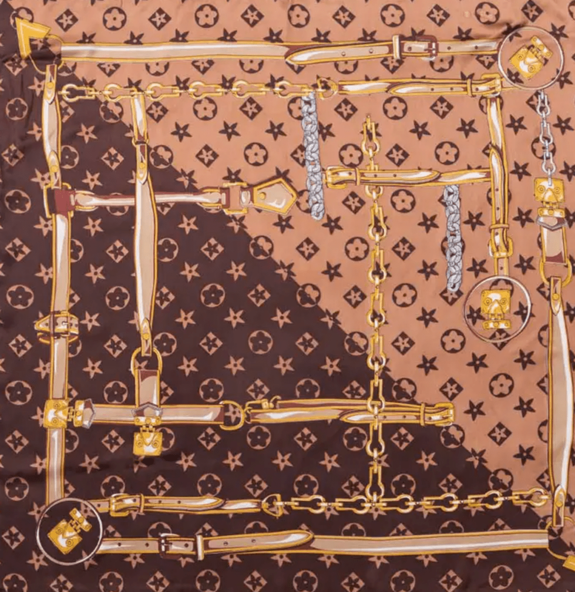 LV Square Bandana Scarf - Madmoizelle Closet