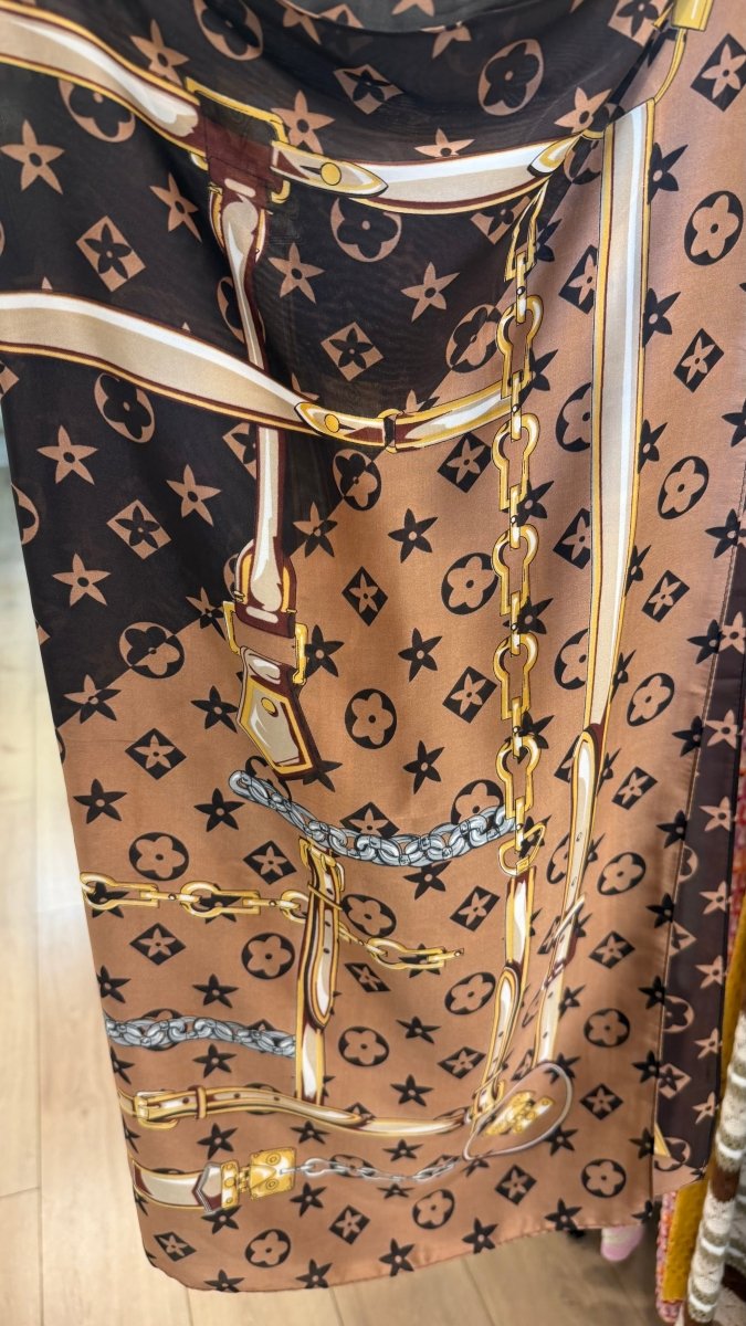 LV Square Bandana Scarf - Madmoizelle Closet
