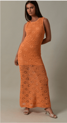 Marbella Crochet Maxi Dress - Madmoizelle Closet