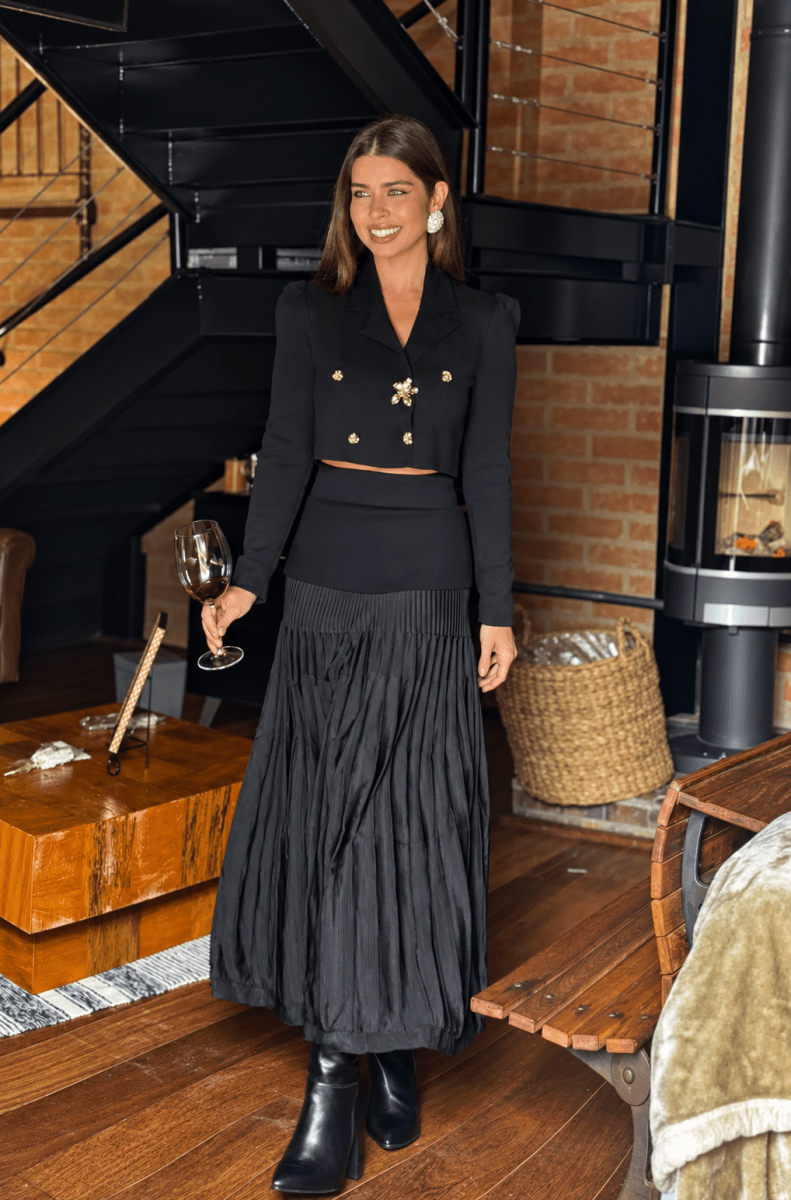 Martha Knit Maxi Skirt - Madmoizelle Closet
