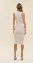 Michelle Ribbed Dress - Madmoizelle Closet