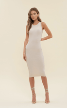 Michelle Ribbed Dress - Madmoizelle Closet