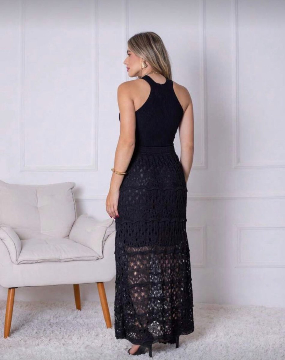 Mindy Breeze Crochet Skirt - Madmoizelle Closet