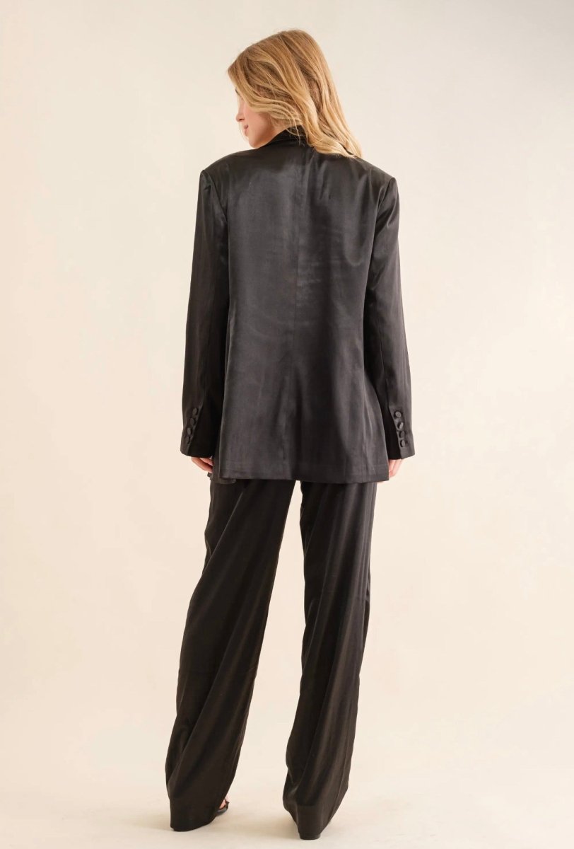 Monique Satin Three-Piece Set - Madmoizelle Closet
