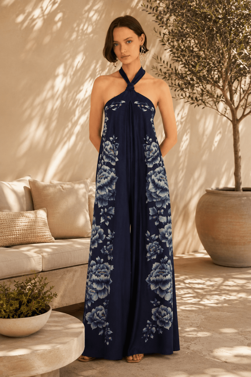 Nara Floral Printed Jumpsuit – FARM Rio - Madmoizelle Closet