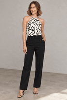 Neon Zebra Print Top - Madmoizelle Closet