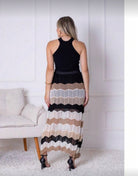 Noir Soleil Crochet Skirt - Madmoizelle Closet