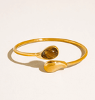 Open Cuff Stone Bracelet - Madmoizelle Closet