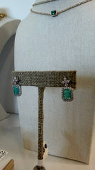 Paraiba Floral Silver Earrings - Madmoizelle Closet
