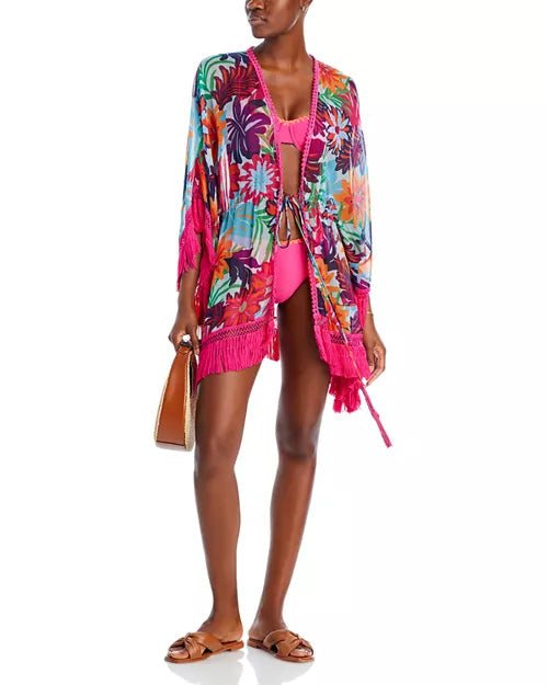 Ramy Brook Lilyana Floral Duster Dress - Madmoizelle Closet
