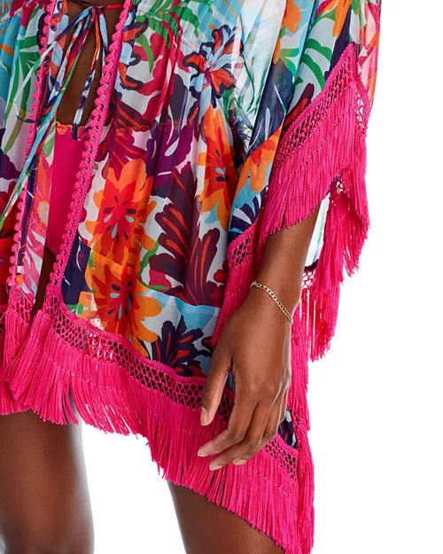 Ramy Brook Lilyana Floral Duster Dress - Madmoizelle Closet