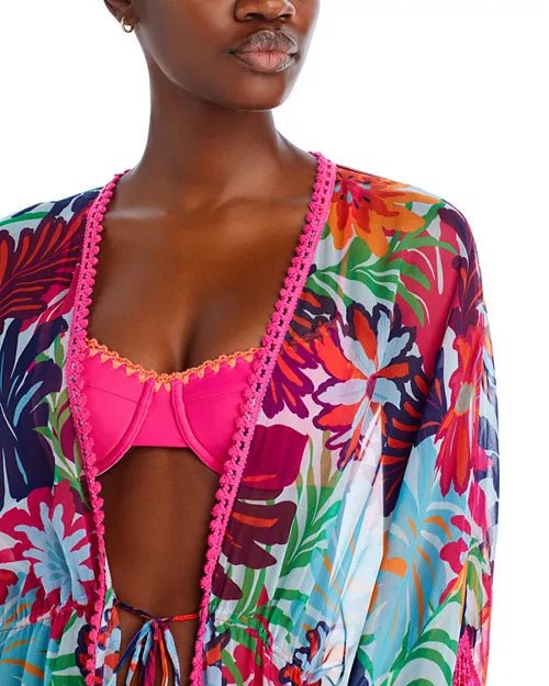 Ramy Brook Lilyana Floral Duster Dress - Madmoizelle Closet