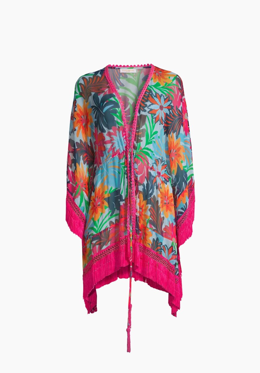Ramy Brook Lilyana Floral Duster Dress - Madmoizelle Closet