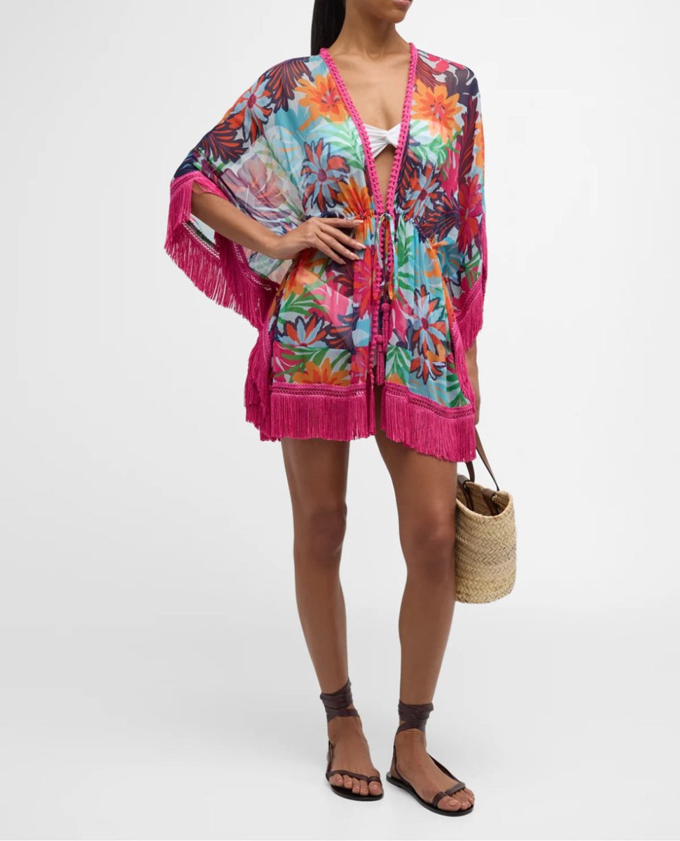 Ramy Brook Lilyana Floral Duster Dress - Madmoizelle Closet