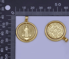 Saint Benedict Pendant with Chain - Madmoizelle Closet
