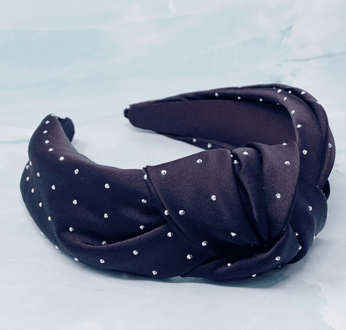 Satin Knotted Headband - Madmoizelle Closet