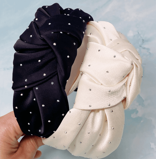 Satin Knotted Headband - Madmoizelle Closet