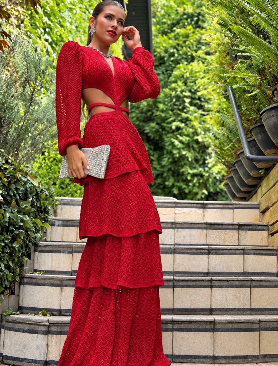 Scarlett Knit Maxi Dress - Madmoizelle Closet