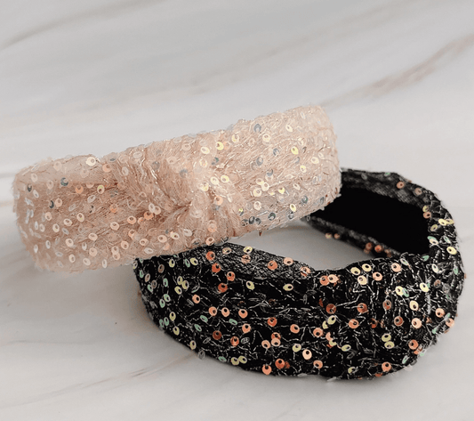 Shimmer Lover Knot Headband - Madmoizelle Closet