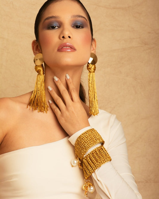 Sonia Luxury 18k Filled Earrings - Madmoizelle Closet