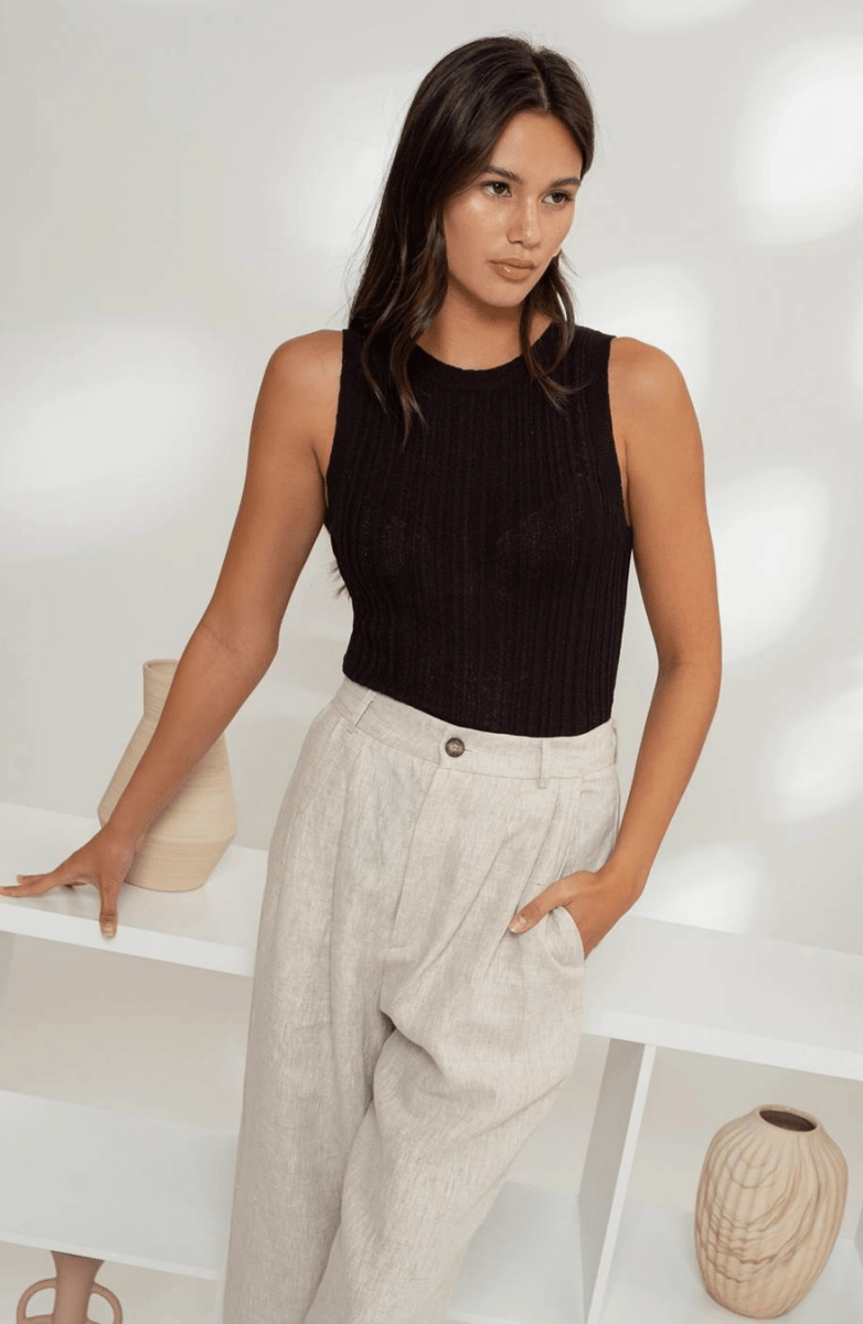 Sweater Knit Top - Madmoizelle Closet