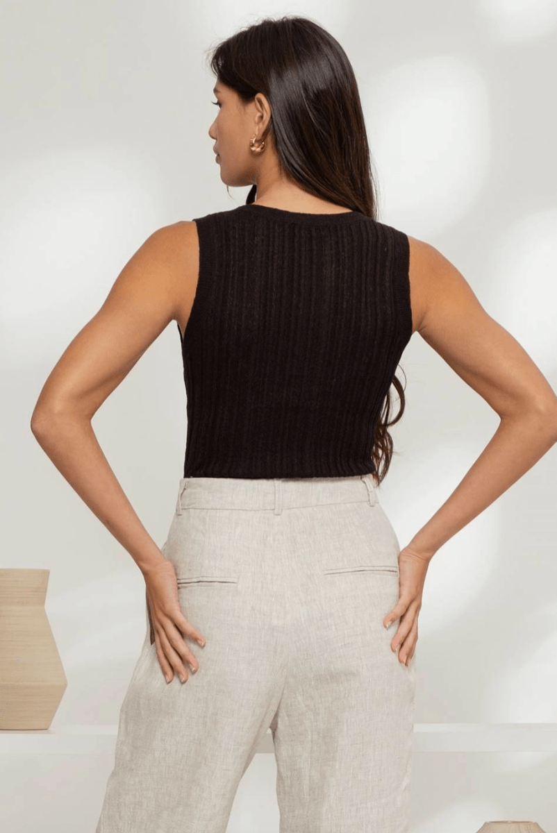 Sweater Knit Top - Madmoizelle Closet