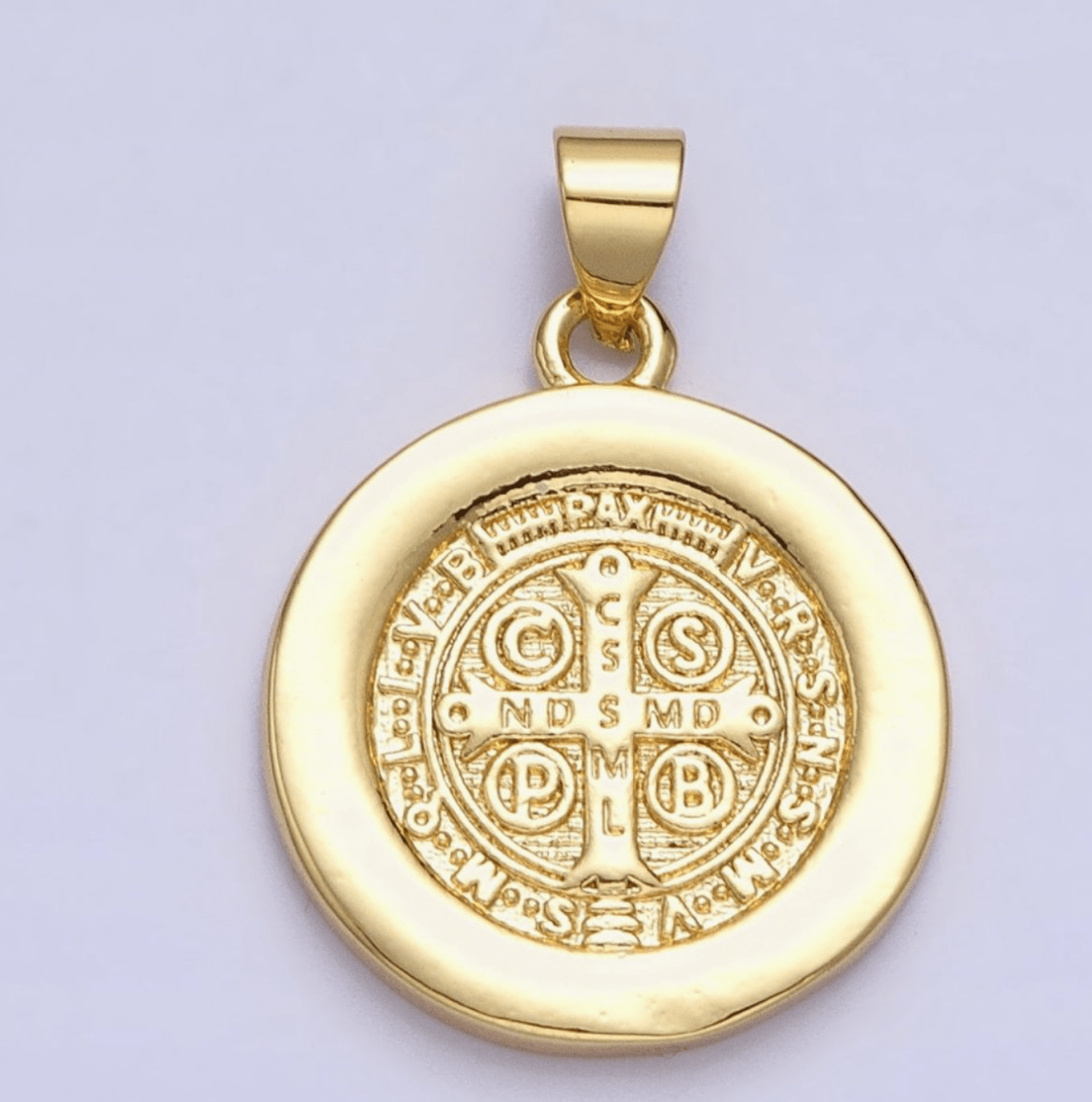 Talkita Saint Benedict Pendant with Chain - Madmoizelle Closet