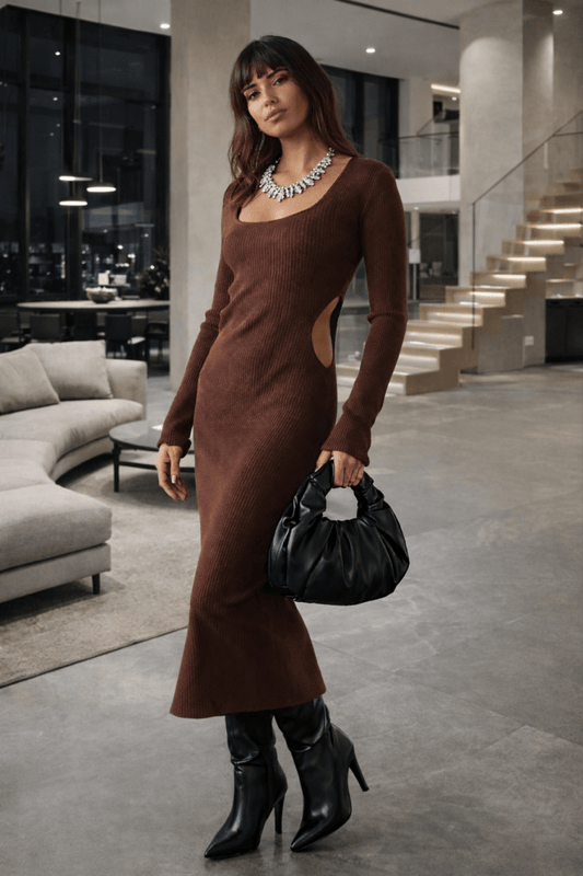 Tania knit Dress - Madmoizelle Closet