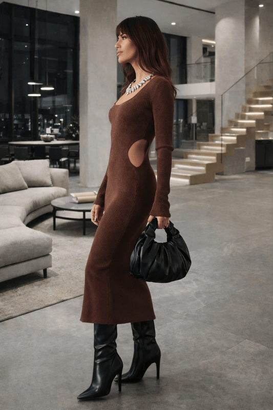 Tania knit Dress - Madmoizelle Closet