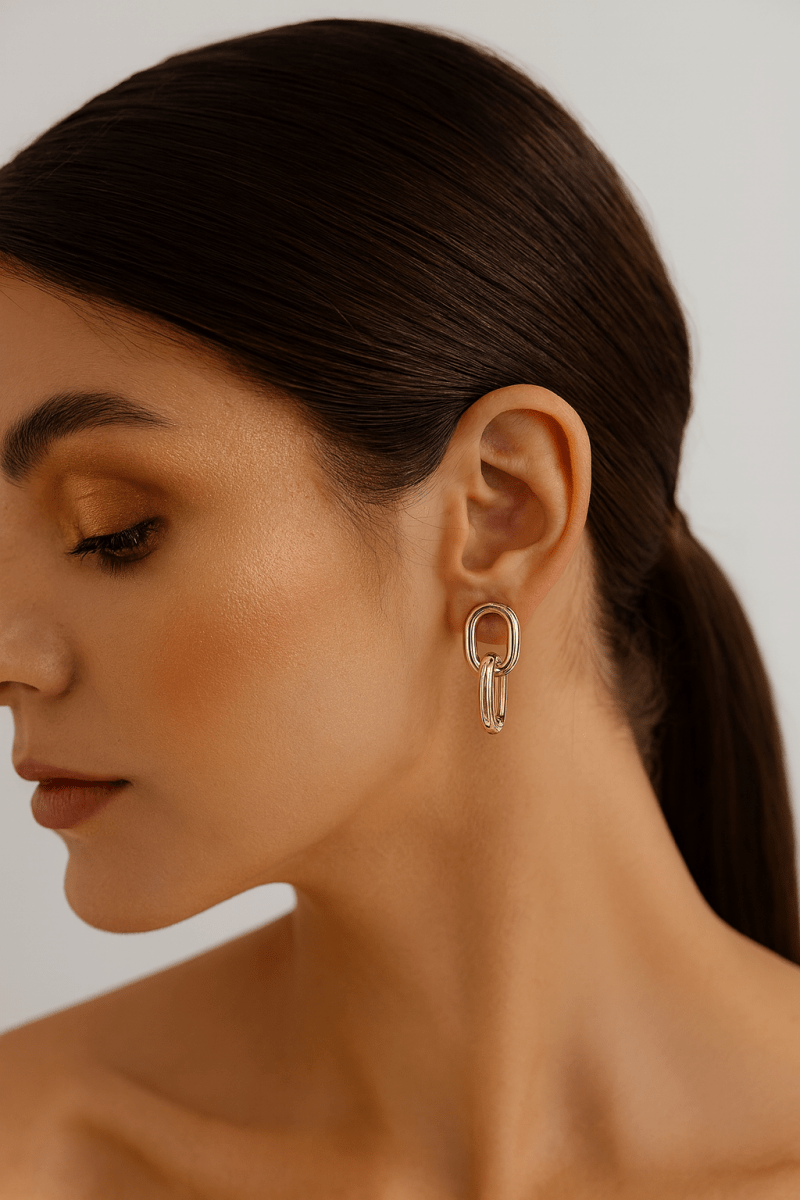 Thuany 18k Plated Earring - Madmoizelle Closet