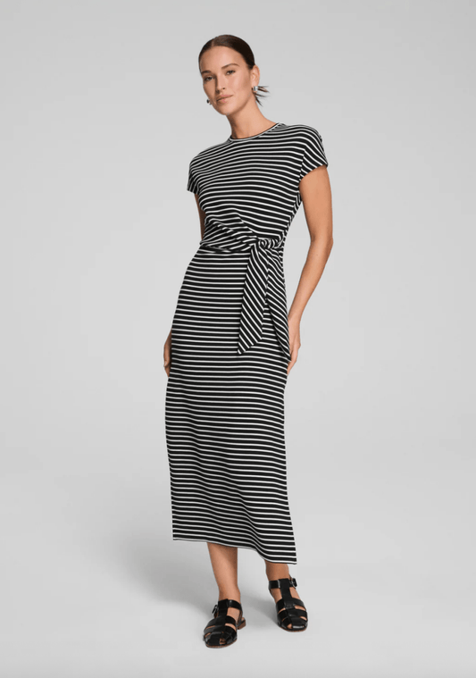 Tie - Waist Maxi Dress - Madmoizelle Closet