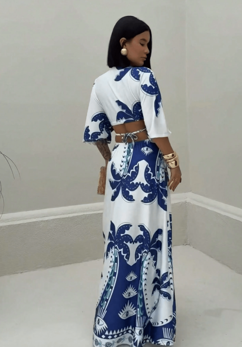 Tropical Escape Maxi Dress - Madmoizelle Closet