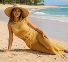 Tulum Gold Crochet Set - Madmoizelle Closet