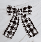 Tweed Bow Hair Clip - Madmoizelle Closet