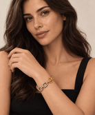 Two-Tone Multi-Chain Bracelet - Madmoizelle Closet
