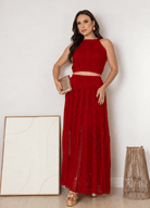 Valentina Ruby Crochet Set - Madmoizelle Closet