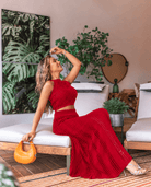 Valentina Ruby Crochet Set - Madmoizelle Closet
