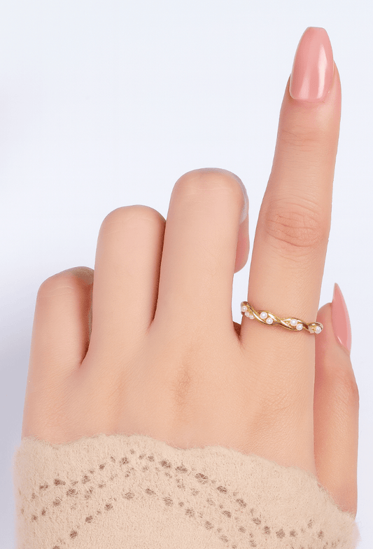Zila 124k Filed Ring - Madmoizelle Closet