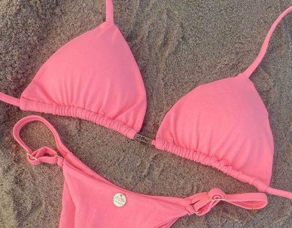 Coral Bikini Set - Madmoizelle Closet