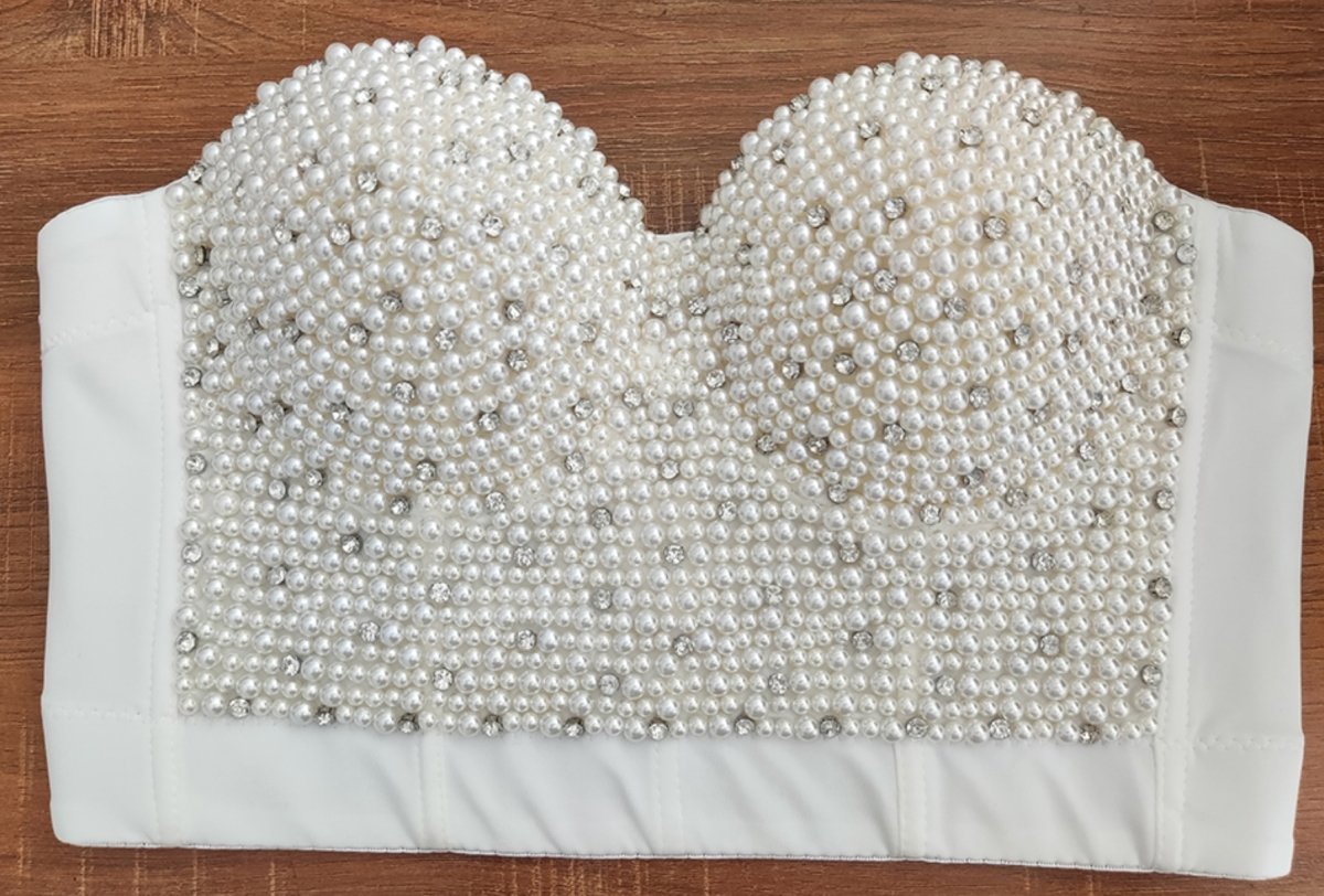 Dina Pearl Corset - Madmoizelle Closet