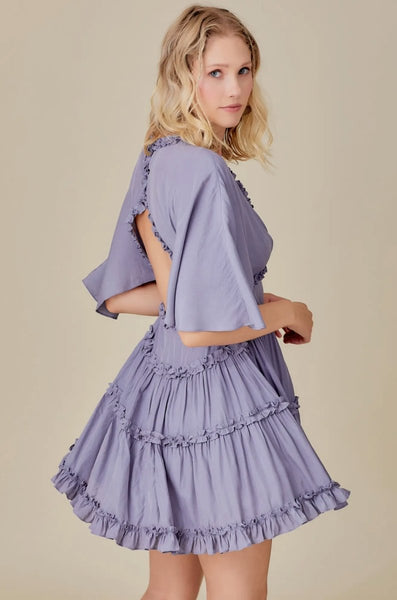 Eloise Lavender Dress - Madmoizelle Closet
