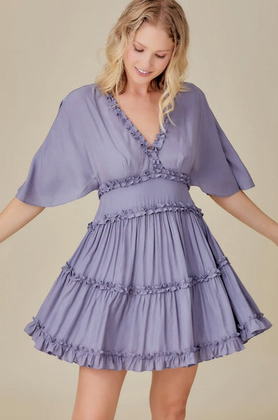 Eloise Lavender Dress - Madmoizelle Closet