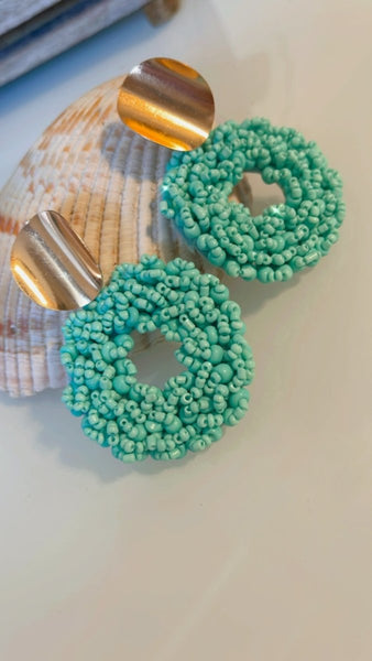 Flavia Beaded Earrings - Madmoizelle Closet